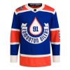 Edmonton Oilers Dresy Evander Kane Heritage Classic Adidas 2023-24 Modrý Authentic - Pánské